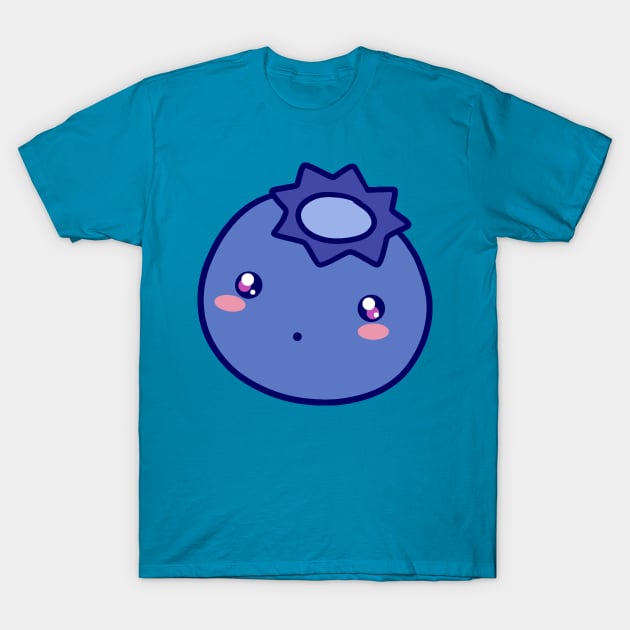 Kawaii Blueberry T-Shirt by saradaboru